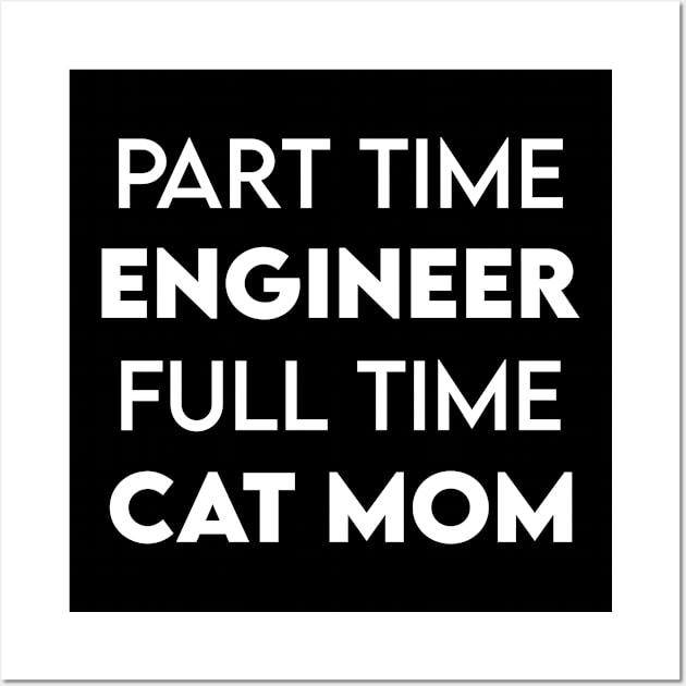 engineer cat Wall Art by Elhisodesigns